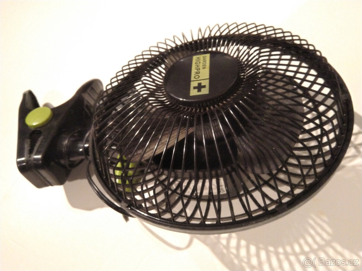 KLIPSNOVÝ PRO VENTILÁTOR ČERNÝ GARDEN HIPRO 20CM (NOVÝ) - 6