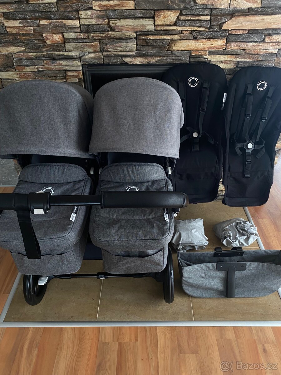 🩶🤍 Bugaboo Donkey 3 TWIN grey melange 🩶🤍 - 6