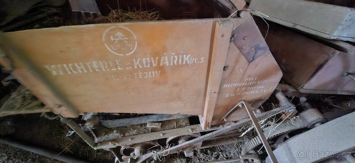 Stará mlátička, vázačka, sečkovice - 6