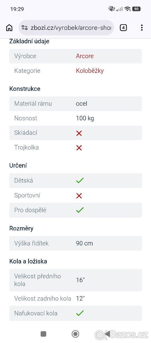 Arcore koloběžky - 6