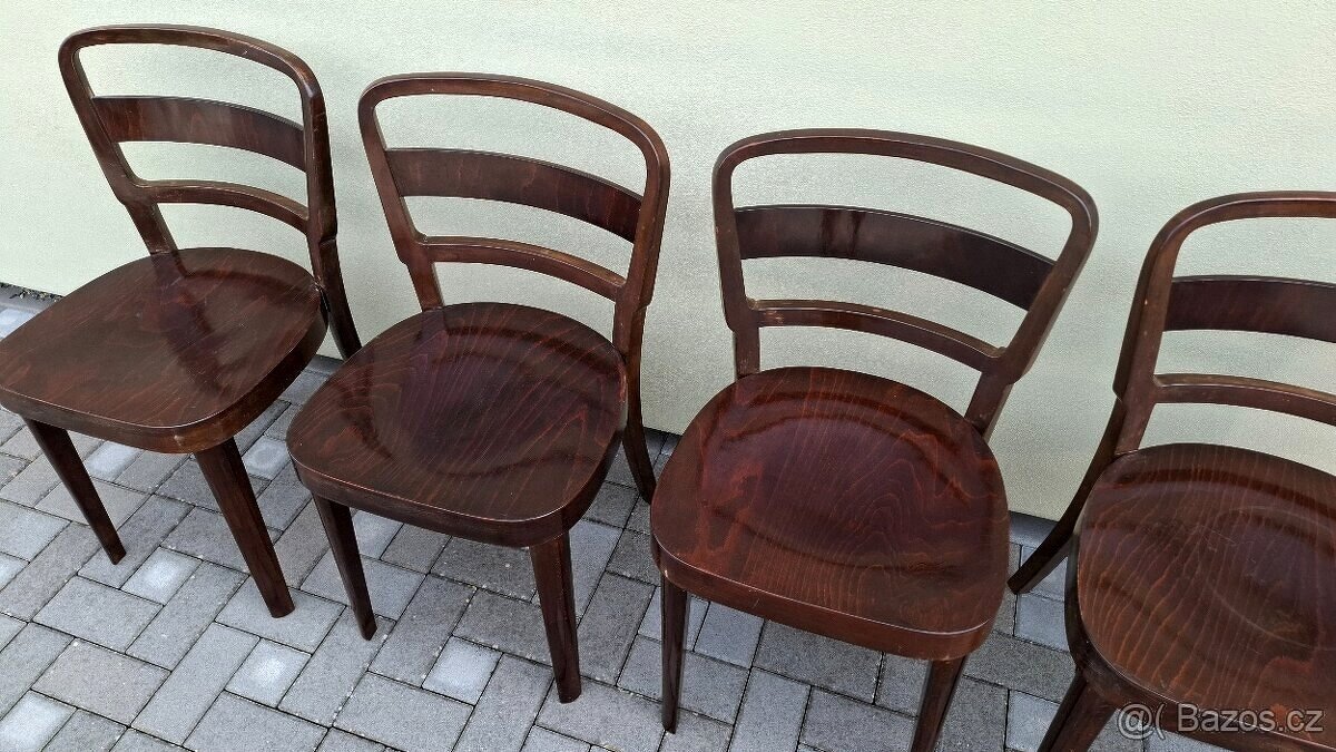 Celodřevěné židle TON 4ks - 6