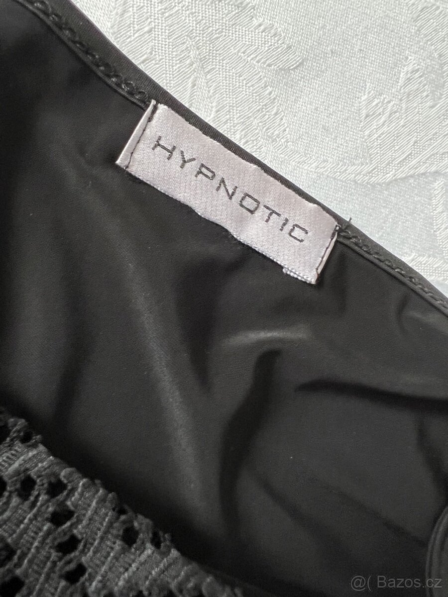 Hypnotic - dáms. černé dl. šaty s rozparky – M/L? - 6