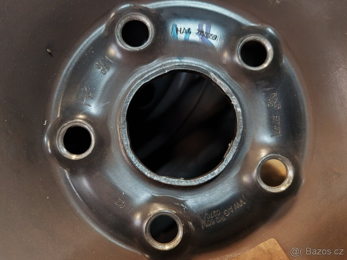 Zimní pneu 195/65 R 15 5x112 6Jx15H2 Et 47 Octavia 2 Golf - 6