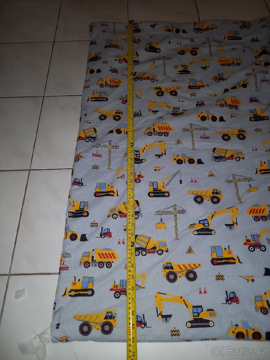 Dětský stan Teepee Stavební stroje - 6