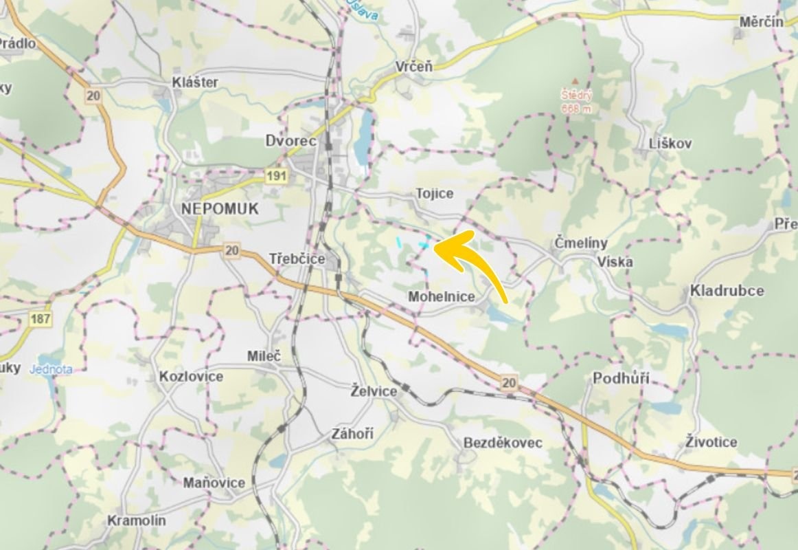 Prodej pole v k.ú. Třebčice a Tojice - 6