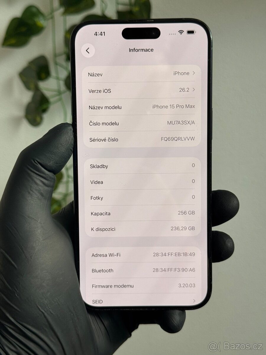 iPhone 15 Pro Max 256GB modrý - 6