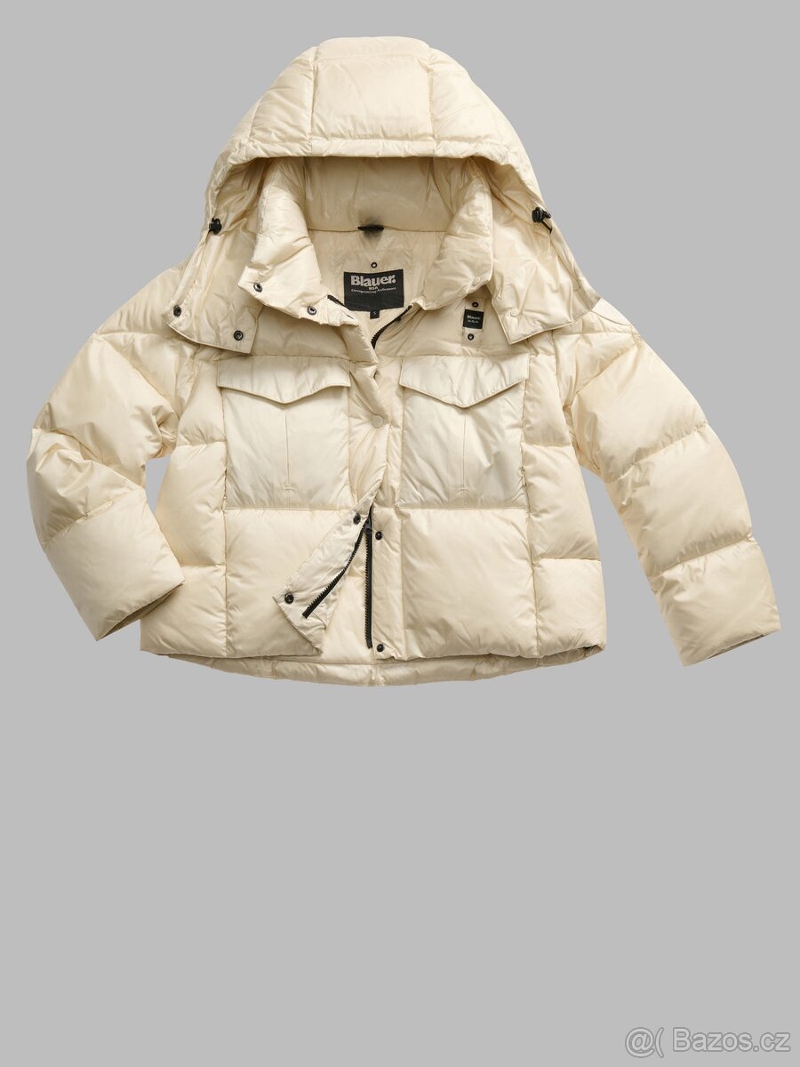 Luxusní, péřová crop bunda BLAUER - 6