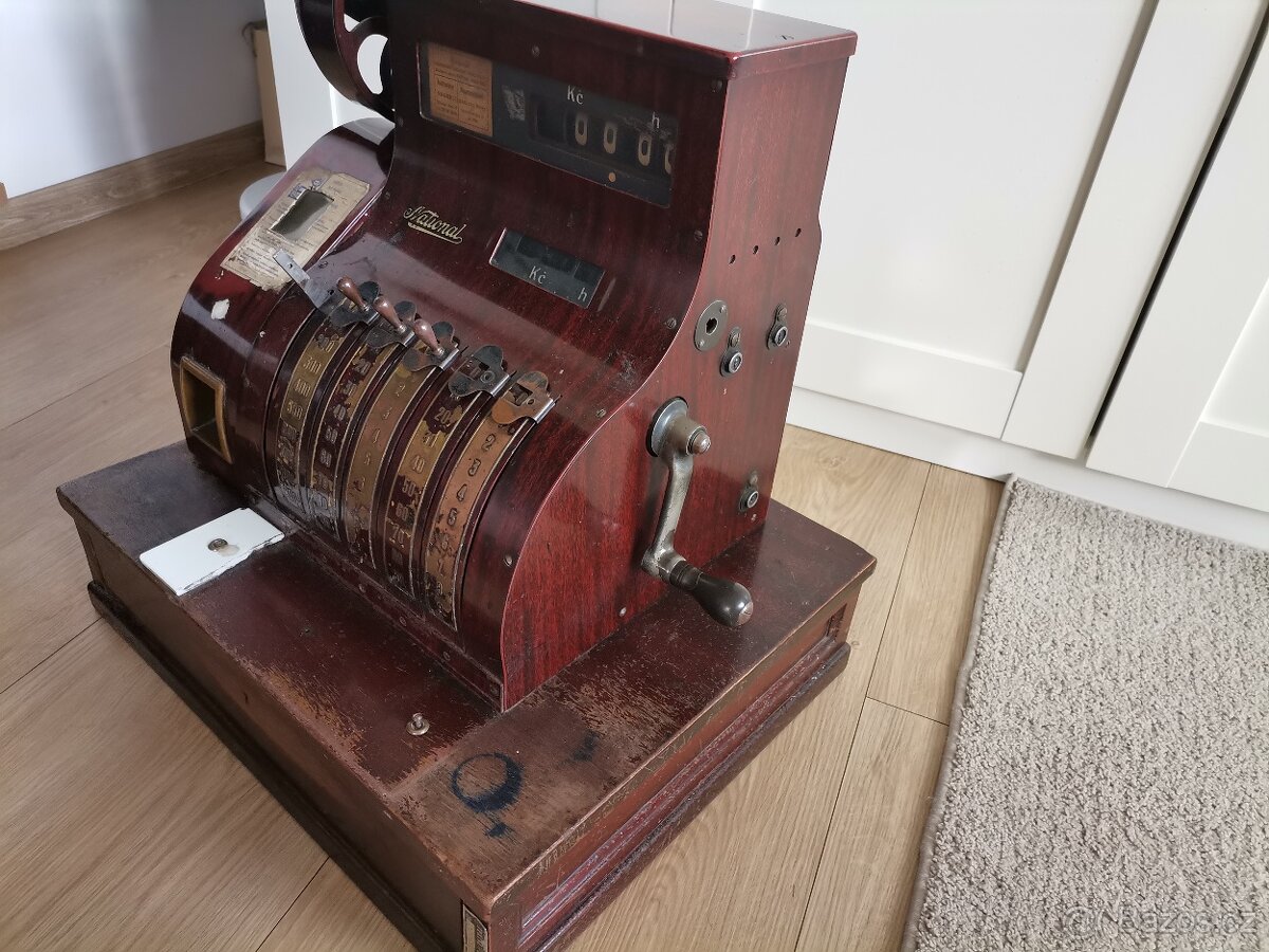 Starožitná kasa National - 6