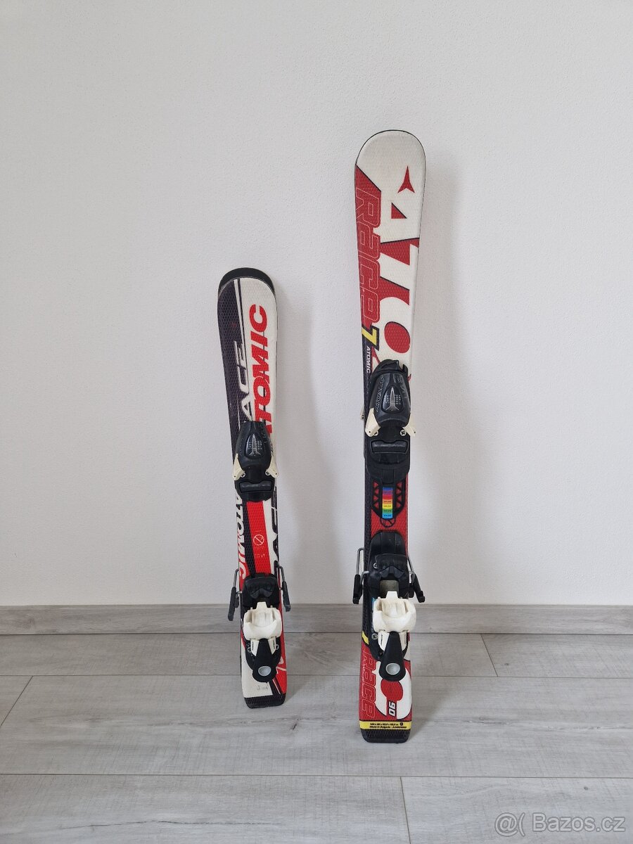Lyže Atomic s vázáním, délka 90 a 70cm - 6