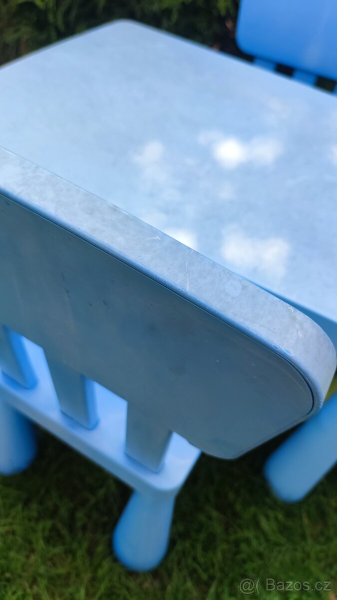 Dětský stůl + 3 židle Mamut Ikea - 6