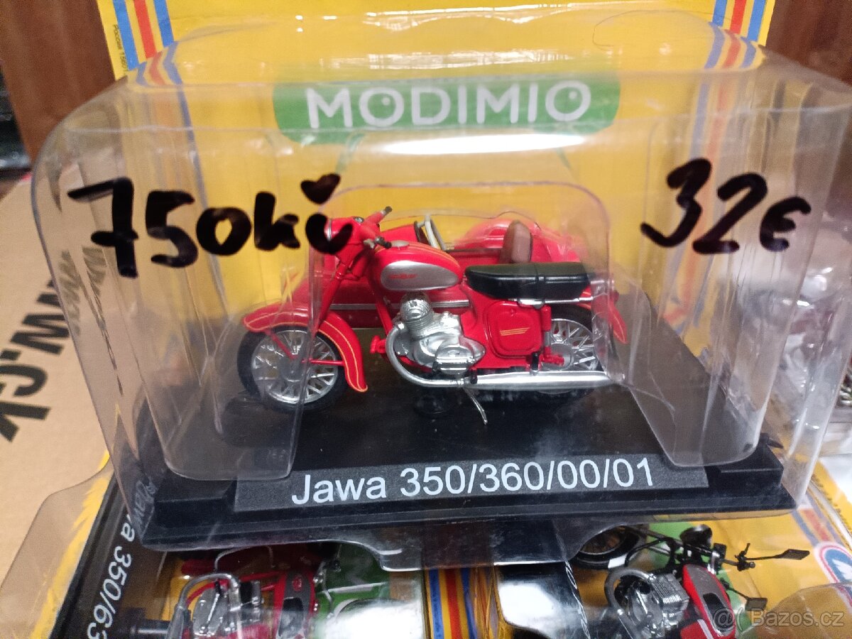 Modely motorek Jawa a ČZ 1:24 - 6
