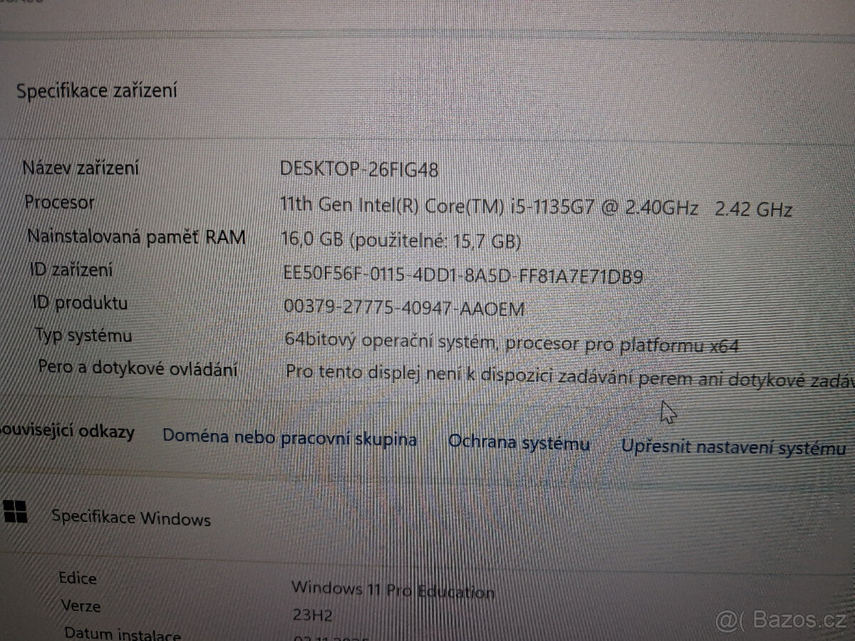 Lenovo ThinkPad L14 i5/16GB/SSD 256GB M.2/záruka - 6