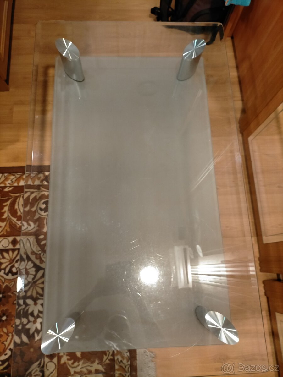 Krásný skleněný konferenční stůl - 6