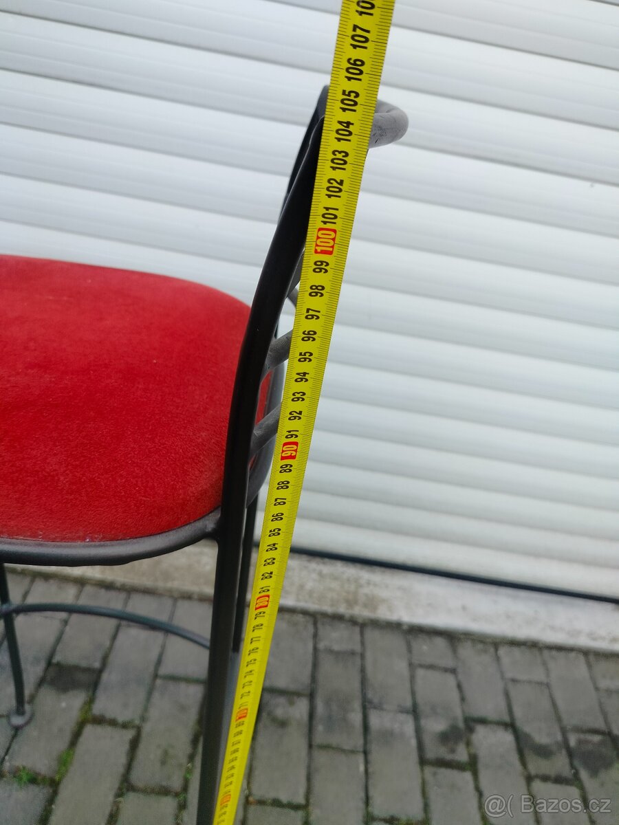 Kovaná barová židle 2 kusy - 6