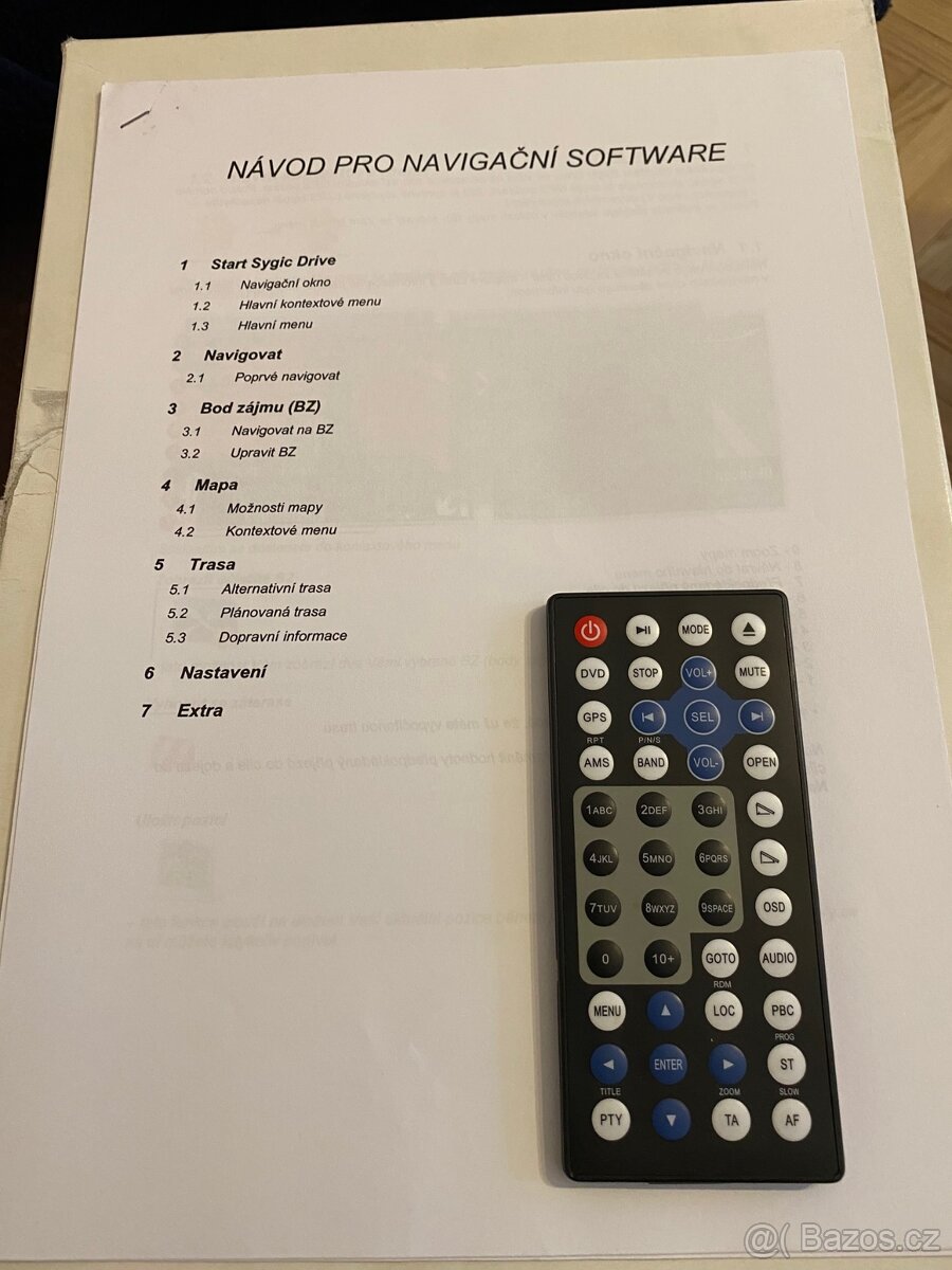 Navigační systém GPS PARO 119G TELEATLAS SYGIC - 6