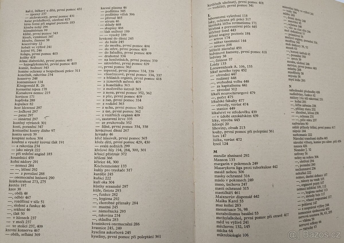 Vzácná Kniha o zdraví a nemoci rok 1959, 494 stran - 6