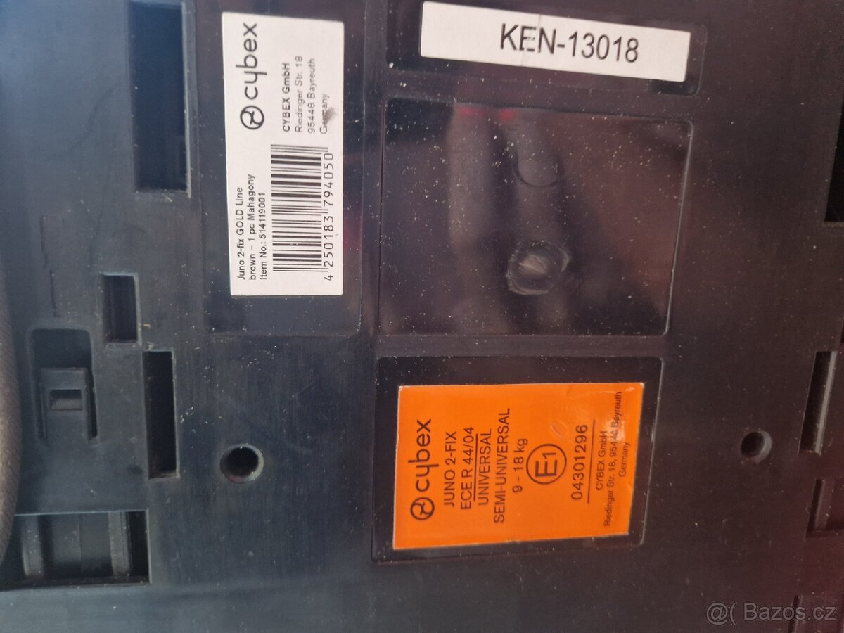 Autosedačka Cybex Juno 2- fix Gold line brown - 6