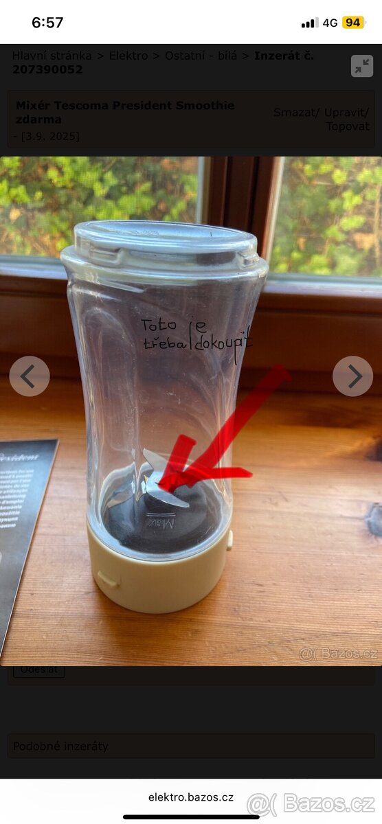 Mixér Tescoma President Smoothie zdarma - 6