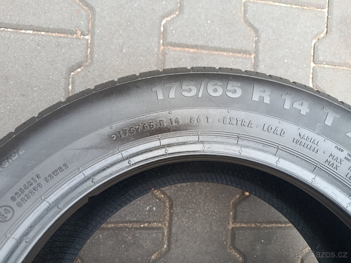 175/65/14 letní pneu continental - 6