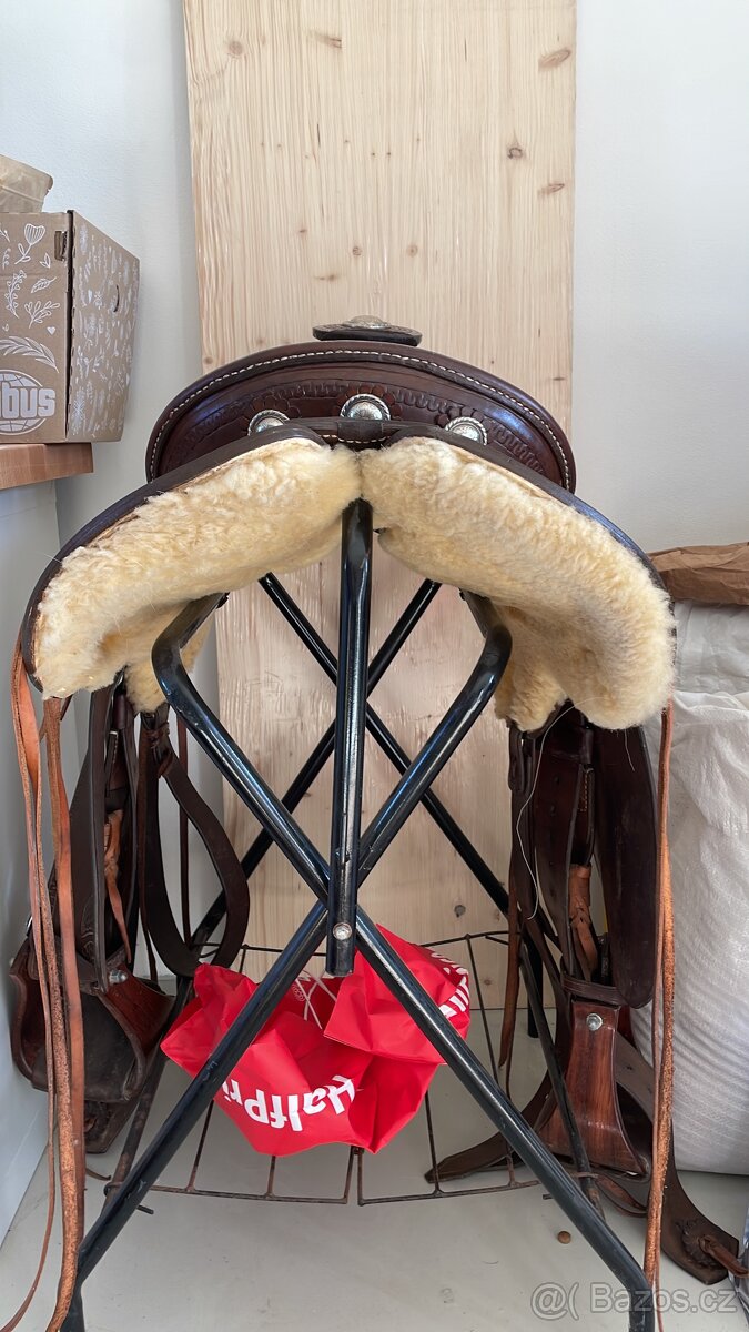 Westernové sedlo Wade - 6