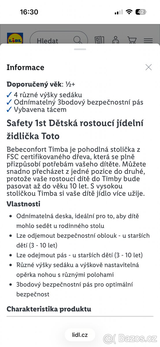 Rostoucí židle pro děti - 6