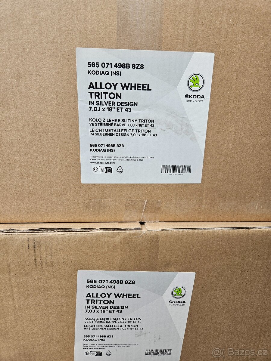 Nová alu kola Triton 18" Škoda Kodiaq 235/55 R18 - 6