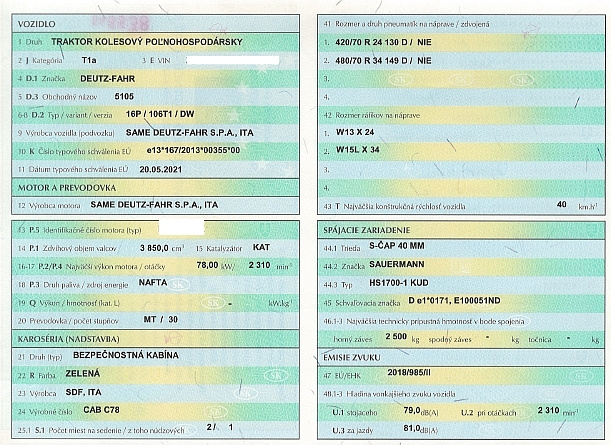 demo 106HP traktor+sekačka 6m mulčovač příkop DEUTZ 5105 - 6