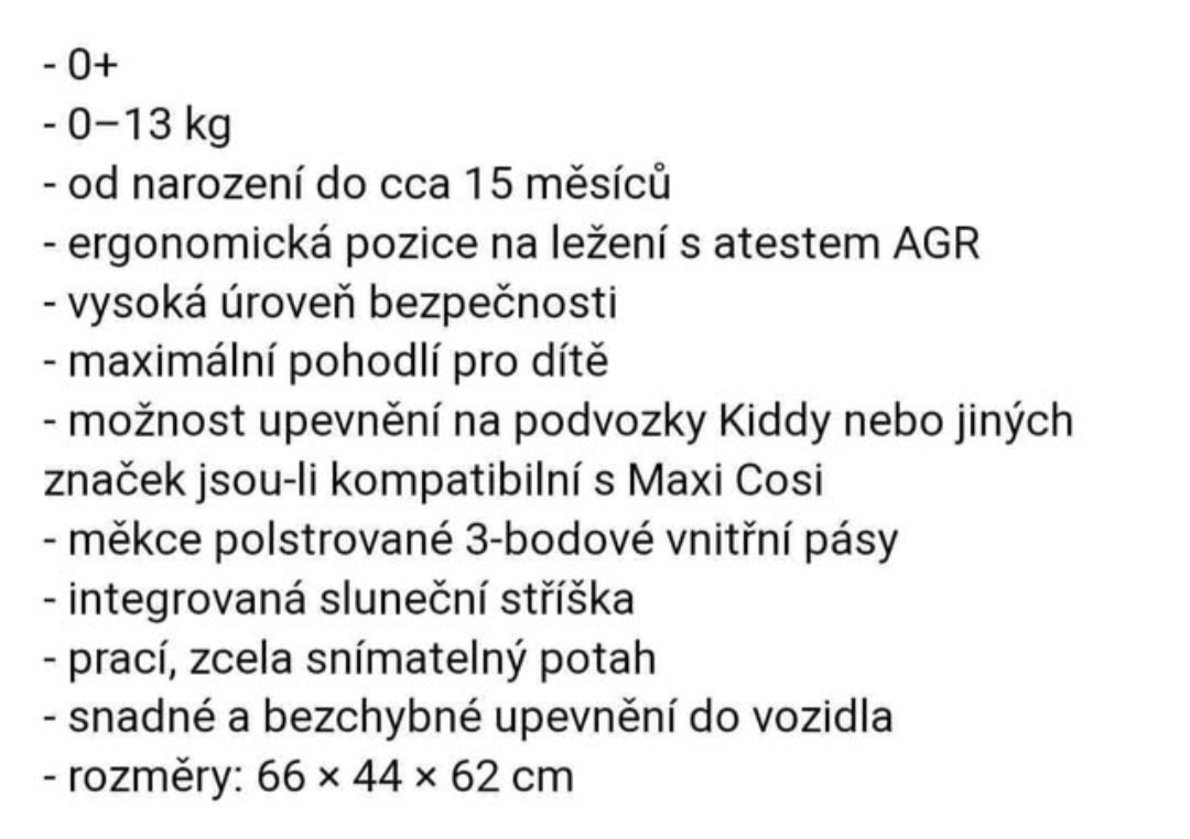 Dětská autosedačka Kiddy - 6
