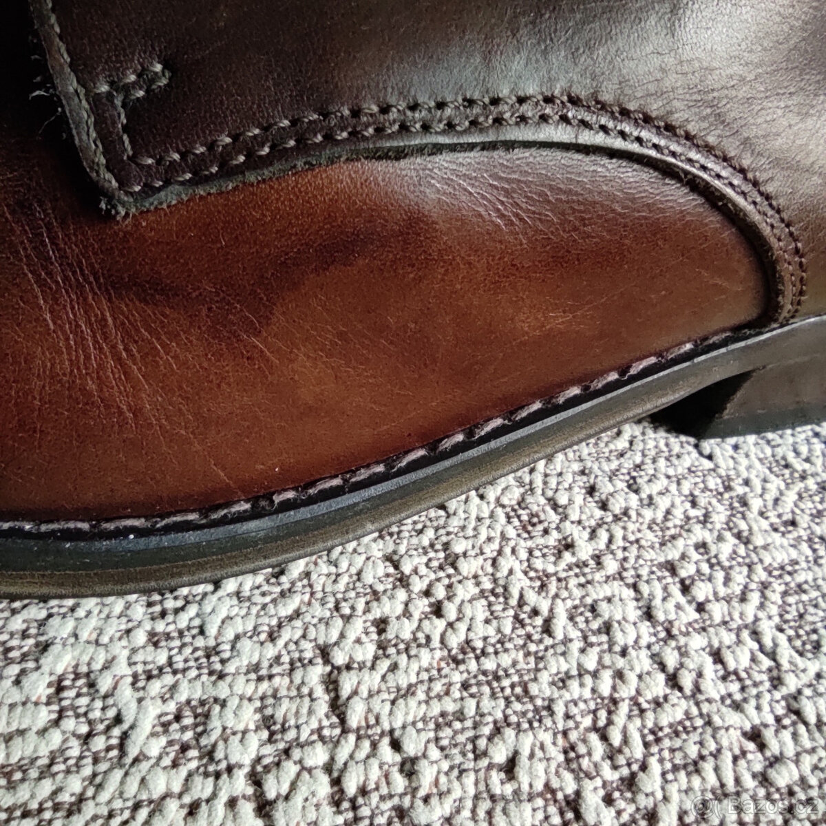 Kožené designové polobotky Spain - 6