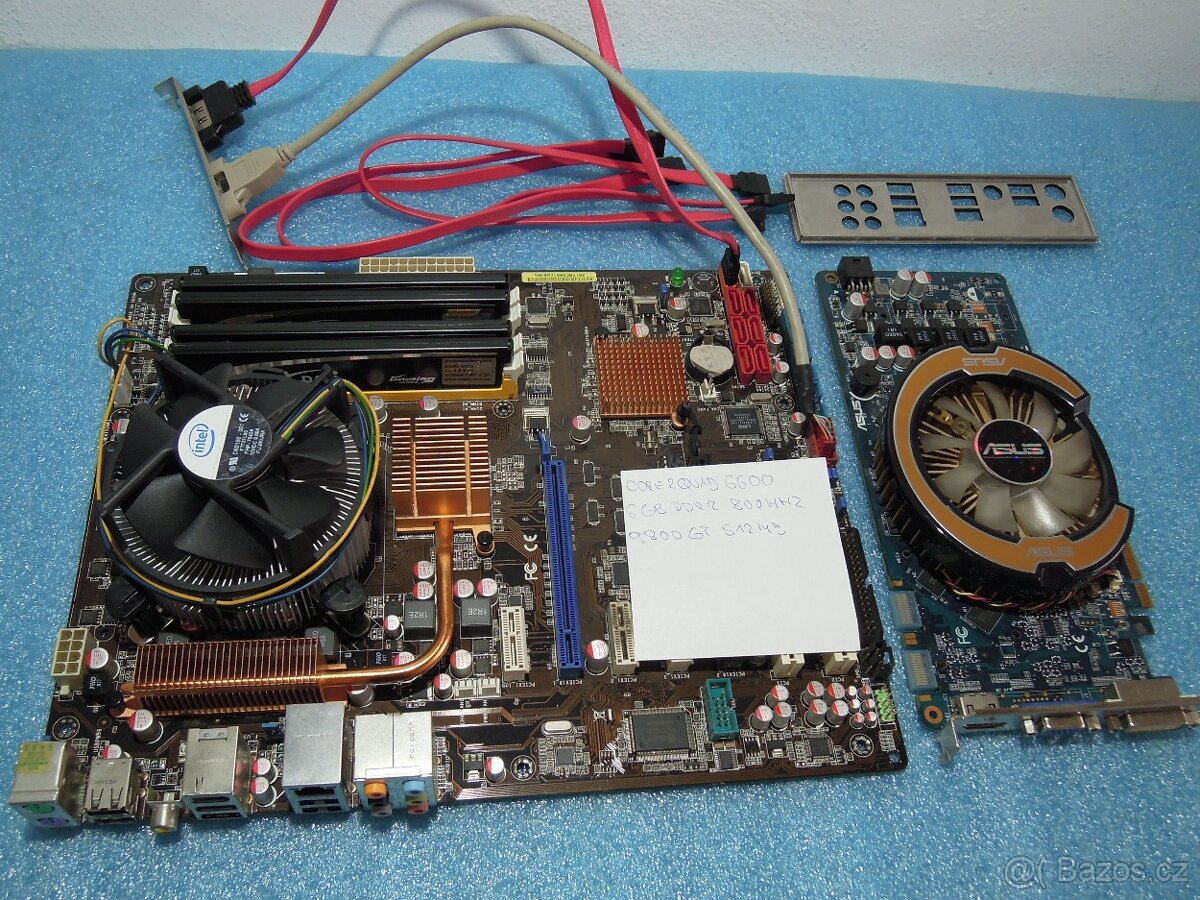 Kompletní Set pro stavbu PC Intel MSI Gigabyte Asus 4GB DDR2 - 6