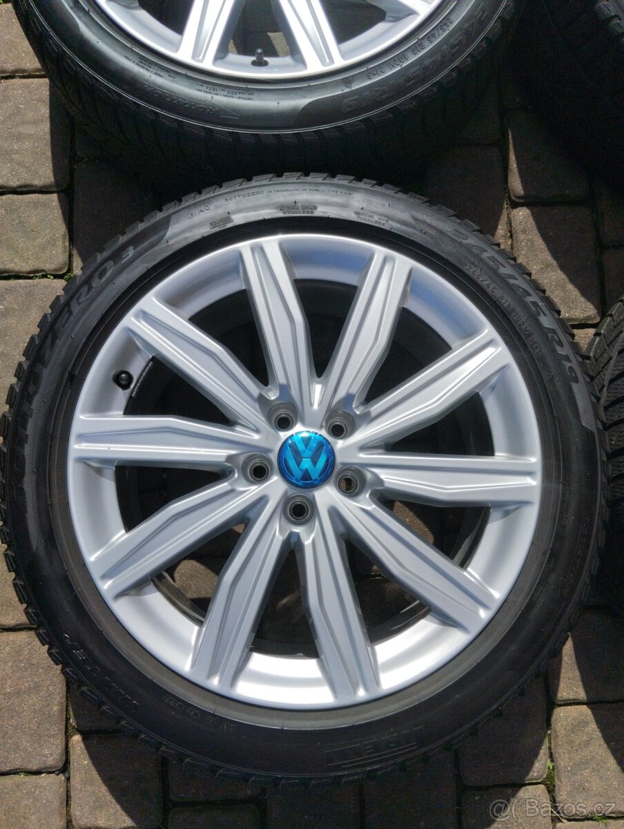ALU KOLA AUDI / VW 5X112 R19 SADA KOMPLET ZIMA - 6