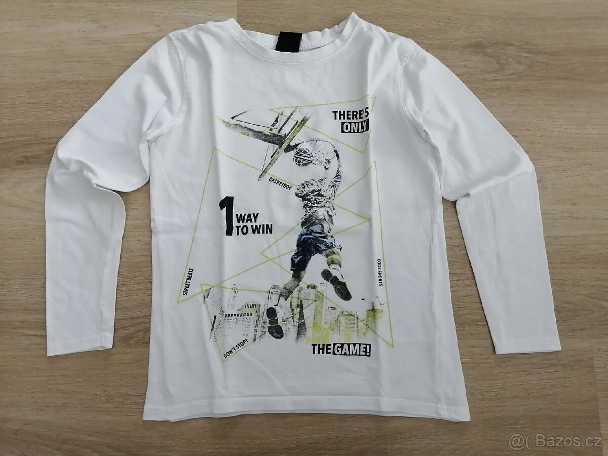 7 CHLAPECKÝCH TRIČEK VE VELIKOSTI 134 - 140 - 6