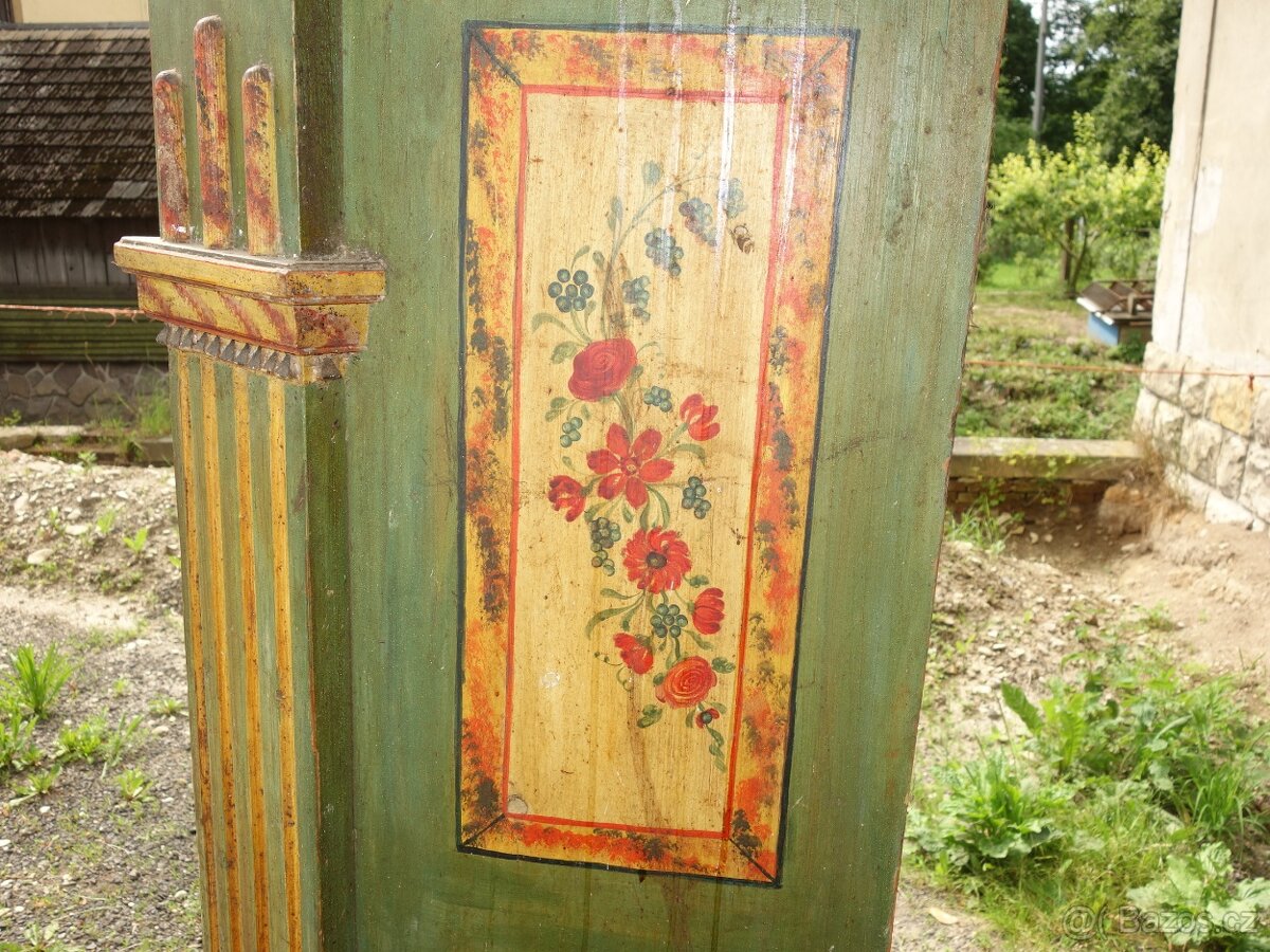 Malovaná skříň, originál bez oprav - 6