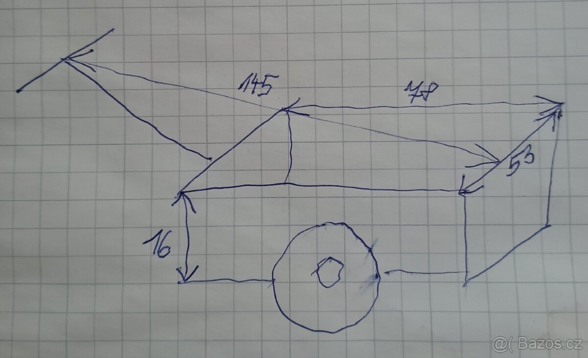 Nádherná retro kára za kolo. Nikdy nejetá - 6