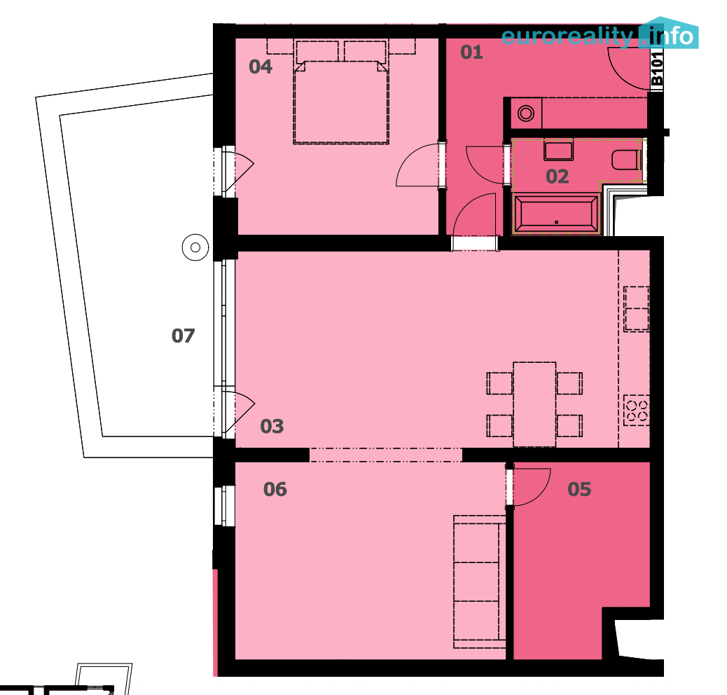 Prodej, družstevní byt 2+kk, (3+kk), Residence Růžák - 6