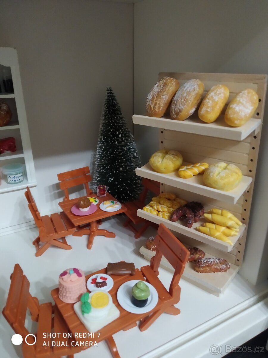 Cukrárna pekárna pro sběratele nábytek miniatura 1:12 - 6