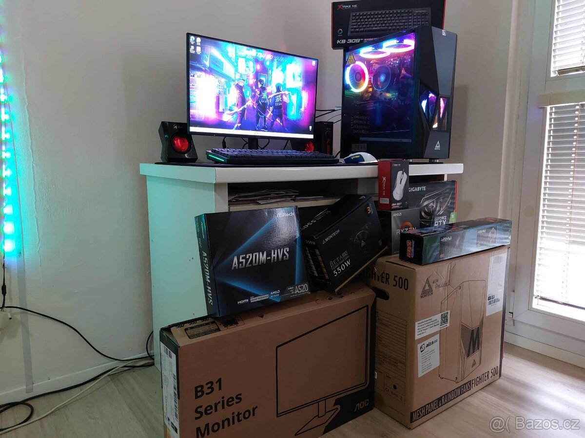 GAMER SESTAVA + ZARUKA 2 ROKY-RTX 3050 6GB - 6