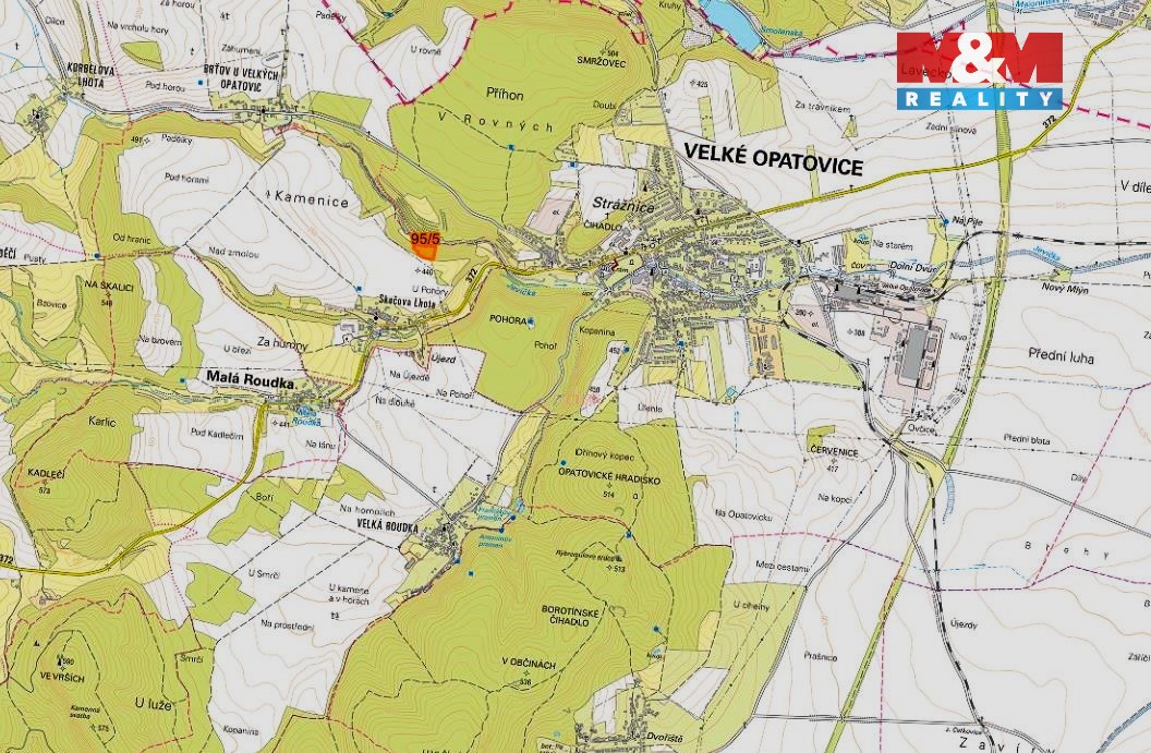 Prodej lesa, 9123 m², Malá Roudka-Skočova Lhota - 6