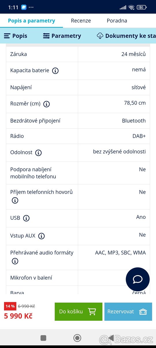 Reproduktor párty - 6