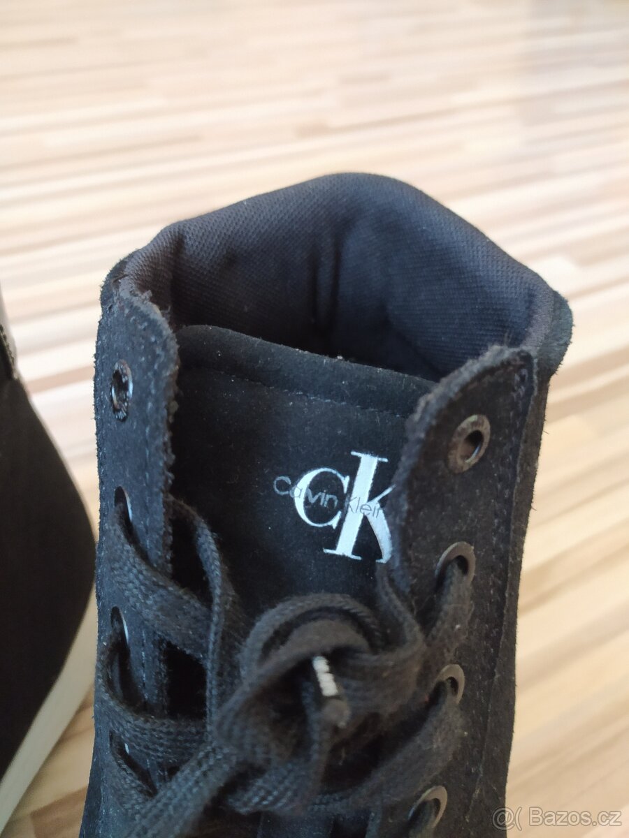 KOTNÍKOVÉ TENISKY | ÚPLNĚ NOVÉ | ČERNÉ | CALVIN KLEIN JEANS - 6