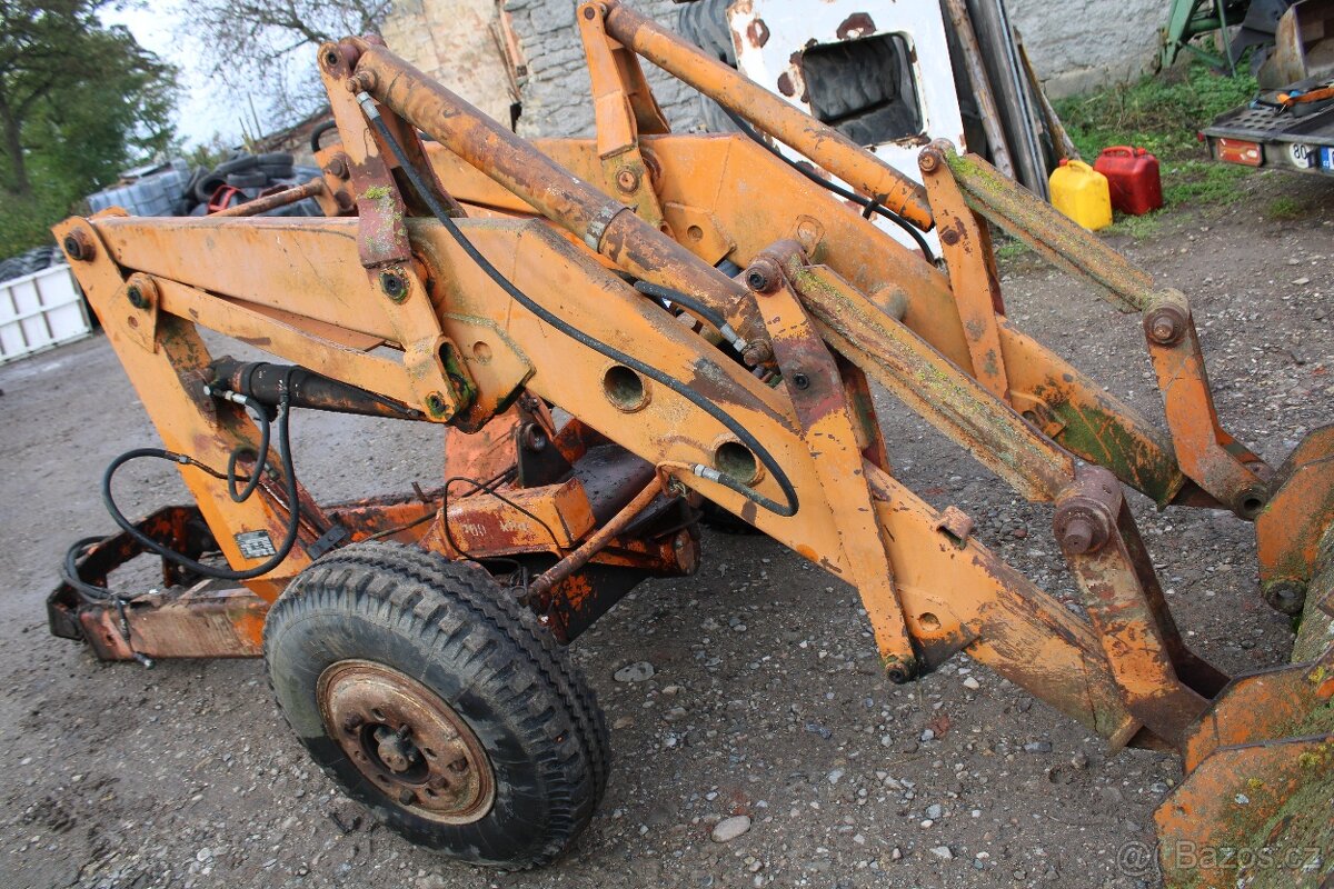 Zetor 7211 čelní nakladač ln 7211 lopata deska s vidlemi - 6