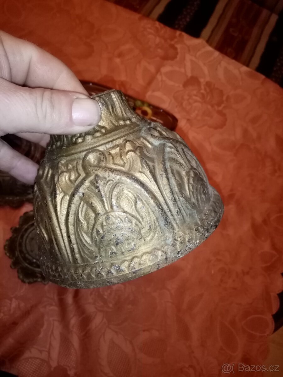 Zdobená na lustry lampy svítidla retro - 6