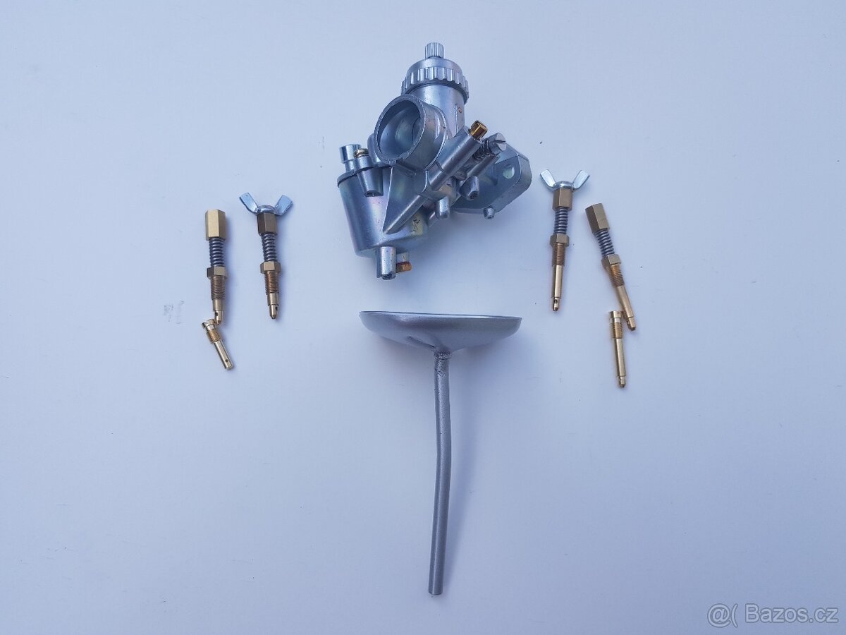 Jawa 50 pionýr karburátor, trysky, odkapová miska - 6