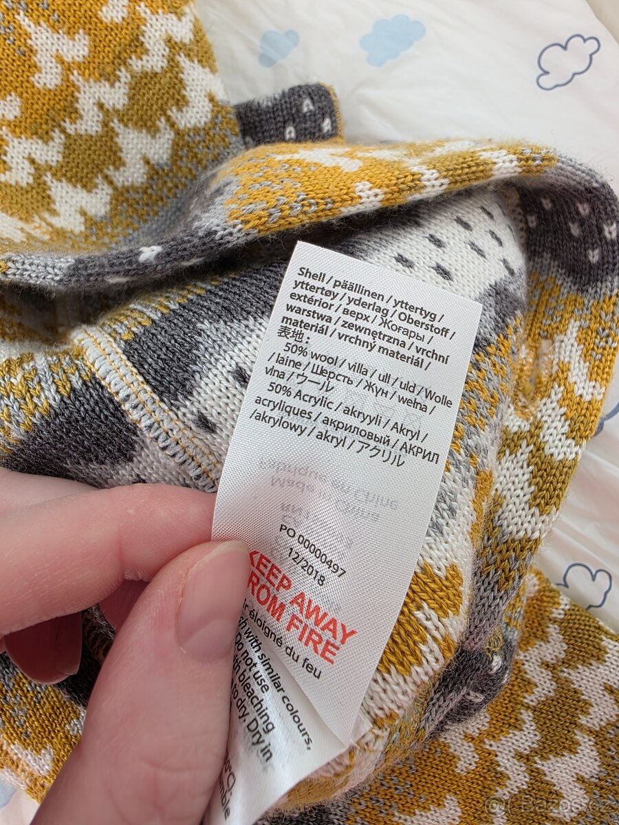 Reima vlněný overal, reima čepice, capacky Vlnka - 6