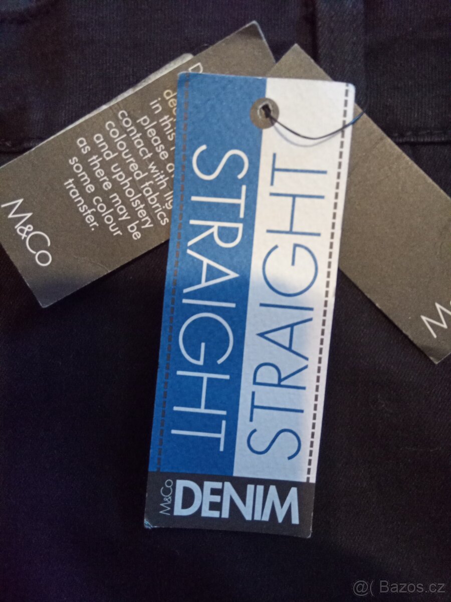 Nové dámské/dívčí černé džíny/rifle M&Co, 44/16 - 6