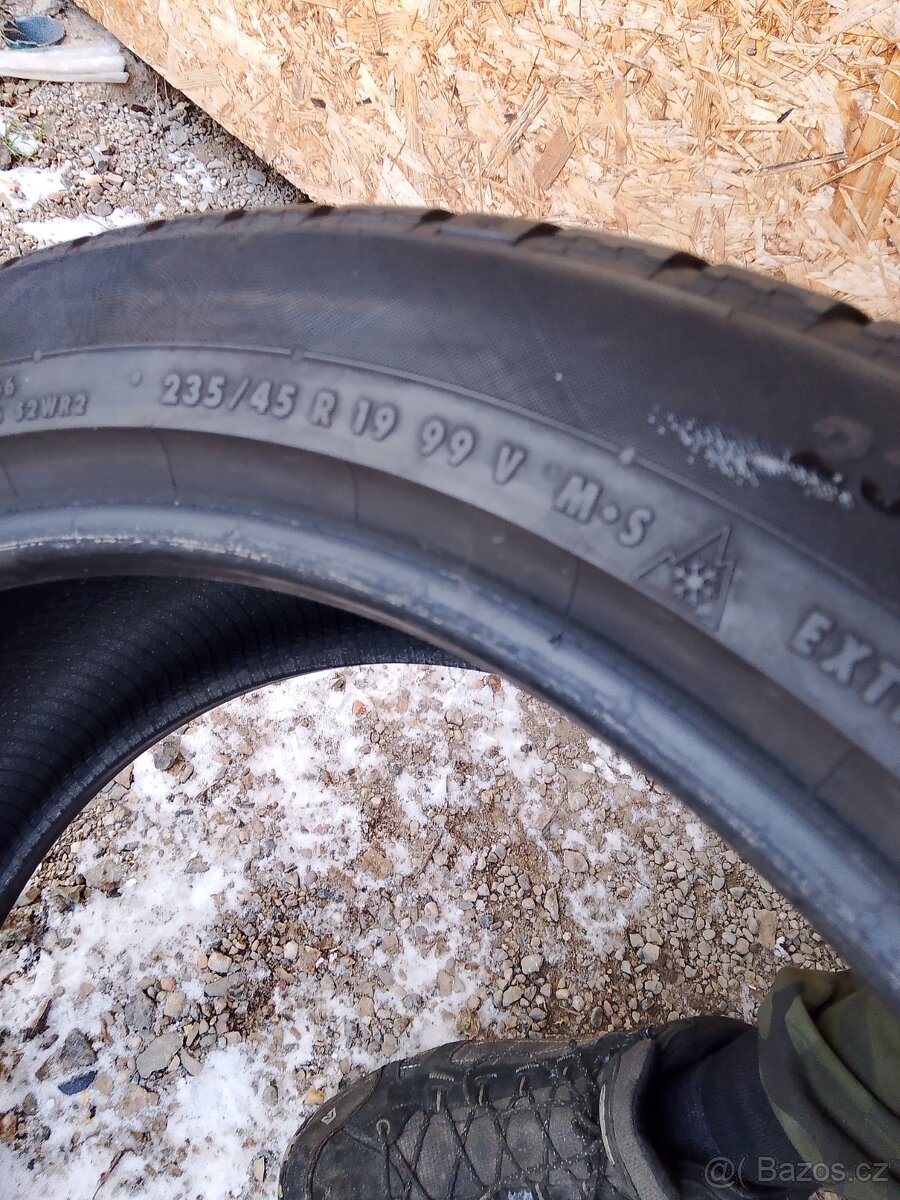 235/45/19 99v Continental - zimní pneu 2ks - 6