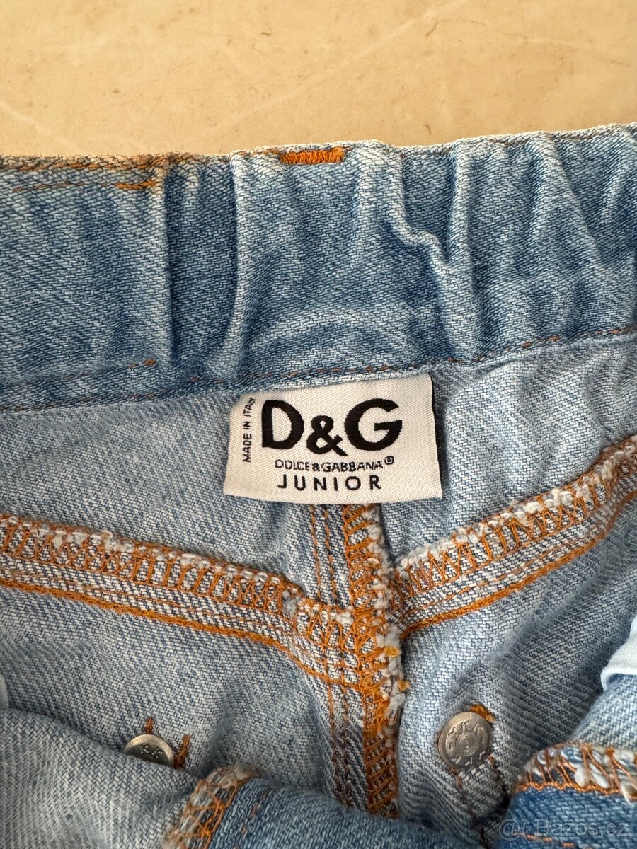 Dětské džínové kraťasy Dolce&Gabbana Junior - 6