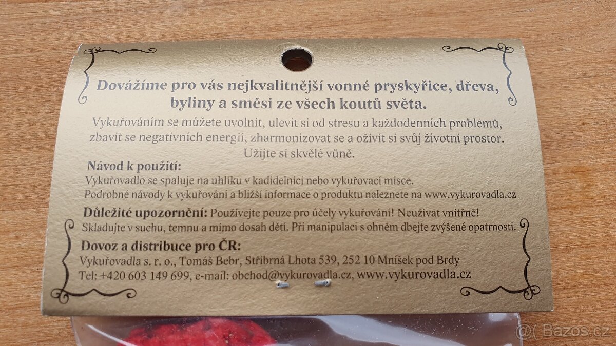 Tibetské vonné provázky Ajurvéda, 25ks originál balení - 6