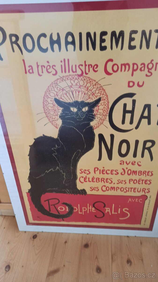Ikonický plakát TOURMÉE DE CHAT NOIR - 6