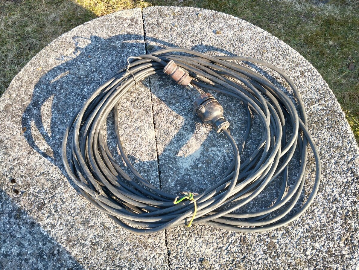 Prodám prodlužovací kabely guma - 6